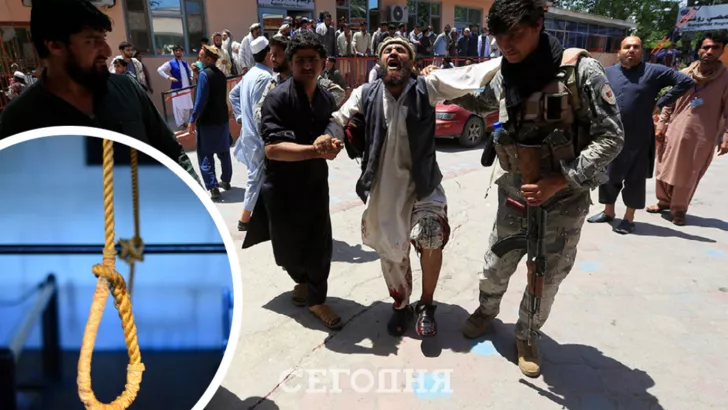 Бойовики руху "Талібан" стратили 4 осіб/Фото: Колаж: Сьогодні