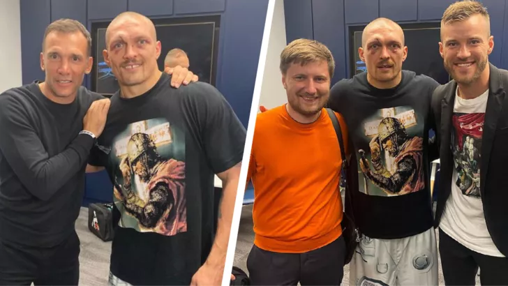 Шевченко і Ярмоленко привітали Усика з перемогою