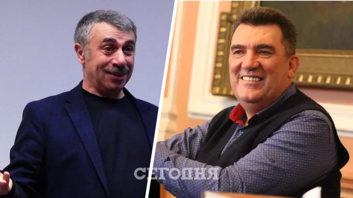 Комаровский (слева) "наехал" на Данилова. Коллаж "Сегодня"