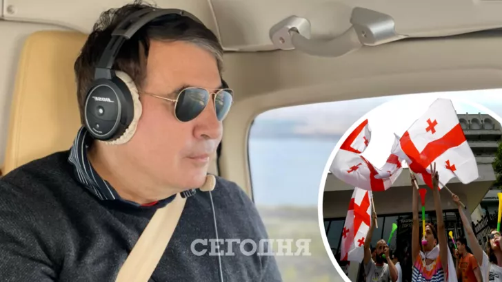 Саакашвили возвращается домой. Коллаж "Сегодня"