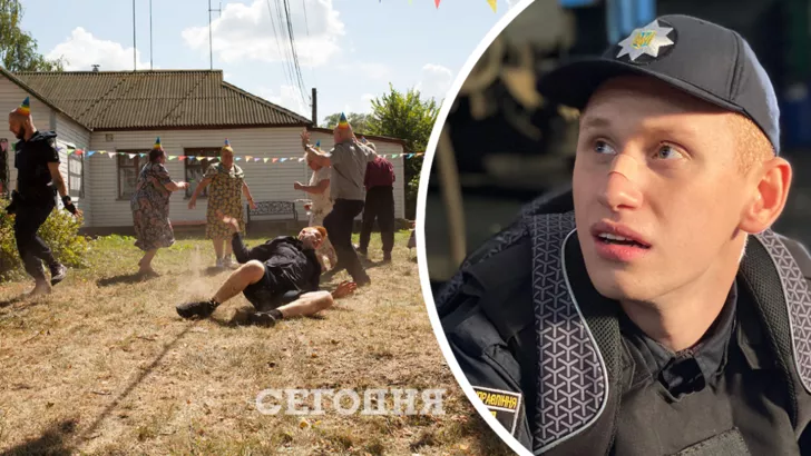 Александр Рудинский сыграл полицейского в комедии «Бурштинові копи»