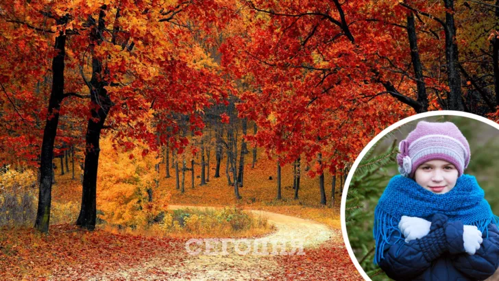 В Україну прийшла справжня осінь. Колаж: "Сьогодні"