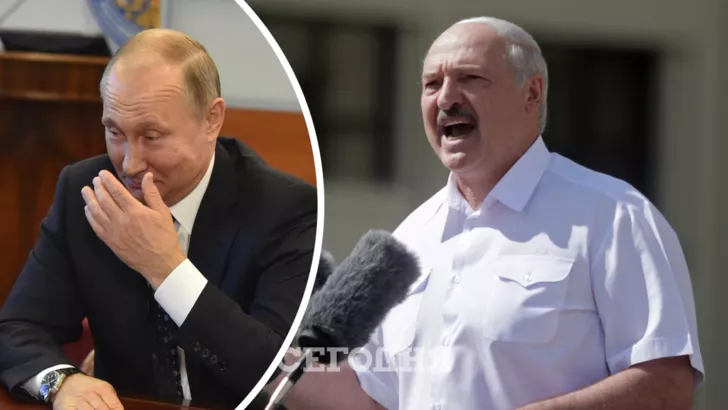 Лукашенко своїми заявами може розсмішити Путіна. Колаж "Сьогодні"