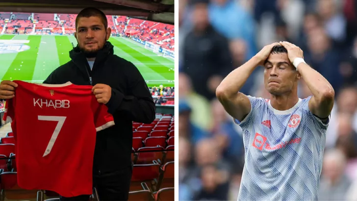 Хабиб Нурмагомедов получил именную футболку Манчестер Юнайтед