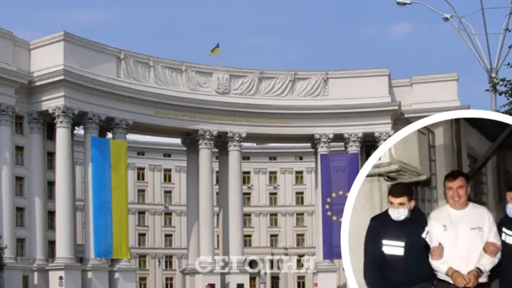 МИД Украины быстро отреагировал на задержание Саакашвили в Грузии / Коллаж "Сегодня"