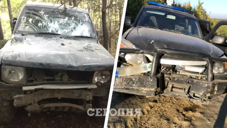 На Буковине контрабандисты протаранили авто пограничников