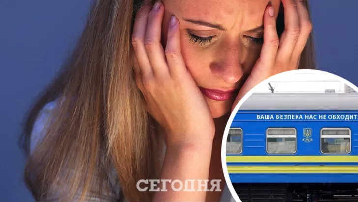 Українці погрожували п'яні пасажири в поїзді. Фото: колаж "Сегодня"