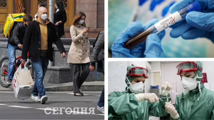Захворюваність на коронавірус в Україні росте. Фото: колаж "Сегодня".