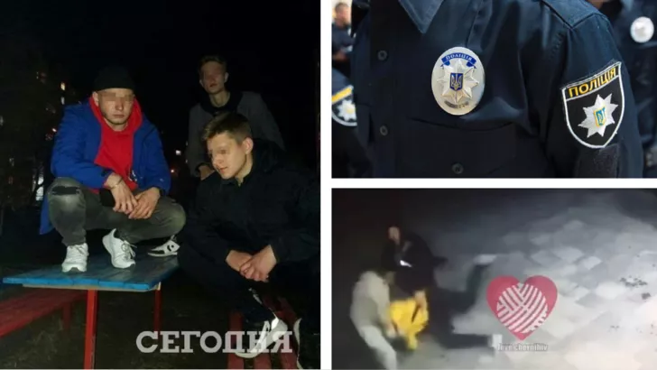 Появилось новое видео драки в Чернигове. Фото: коллаж "Сегодня".