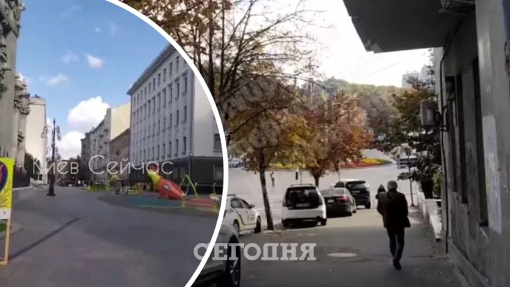 В центре Киева были слышны звуки взрывов