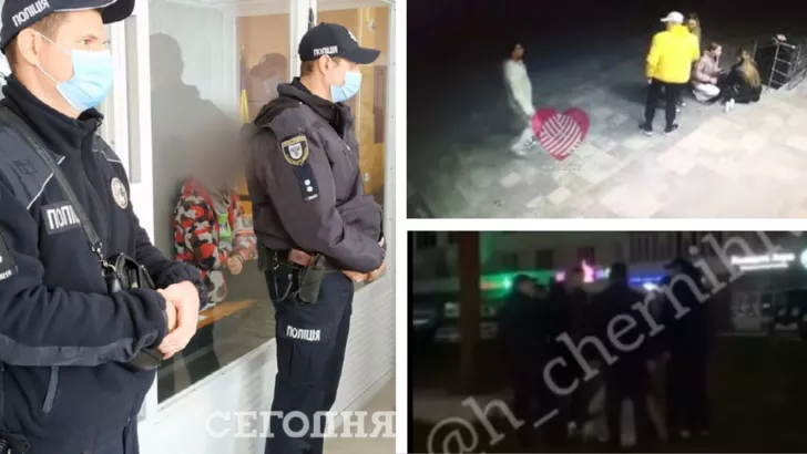 Появилось новое видео с места драки в Чернигове.