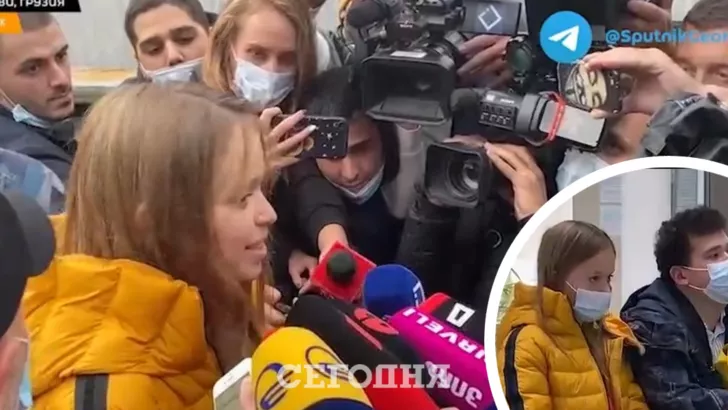 Лиза Ясько ничего не сказала, удалось ли ей увидеть Саакашвили / Коллаж "Сегодня"