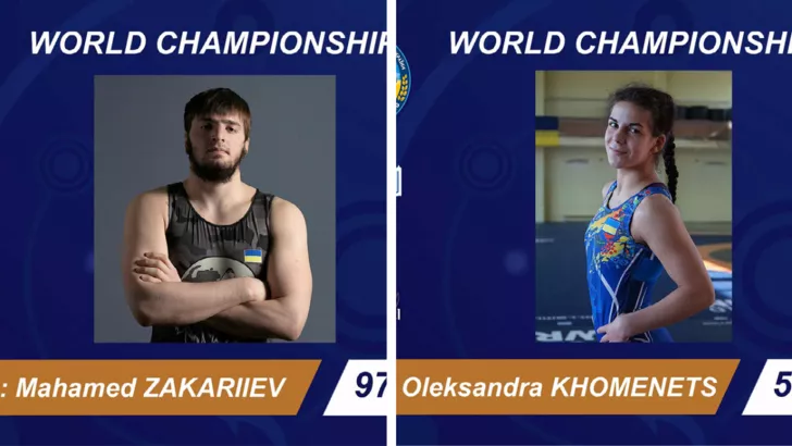 Магомед Закарієв і Олександра Хоменець завоювали бронзові нагороди чемпіонату світу-2021 з боротьби