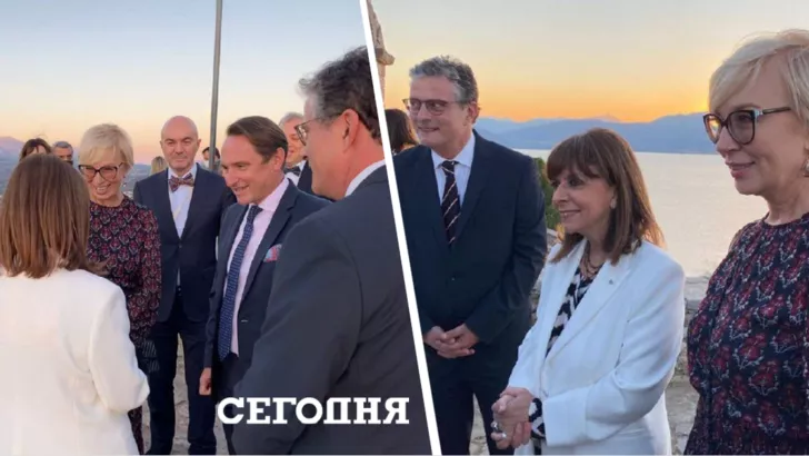Денисова встретилась с президентом Греческой Республики Катериной Сакелларопулу