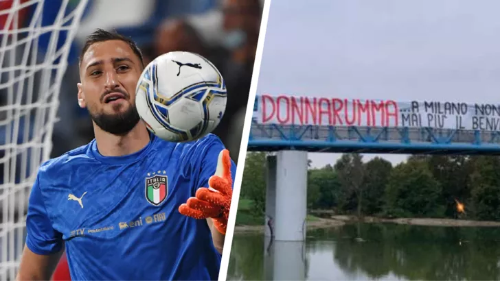 Фанаты Миланы продолжают травлю Доннаруммы