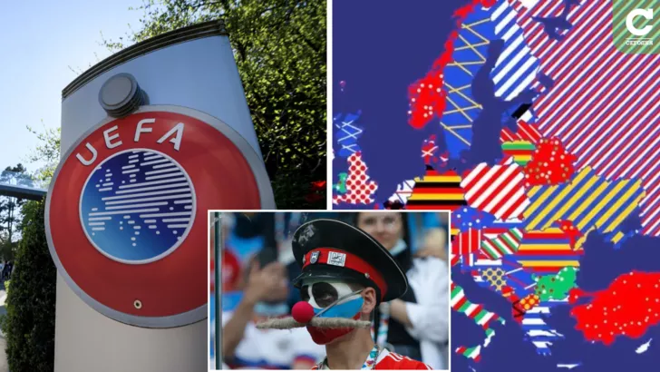 УЕФА изобразил Крым украинским