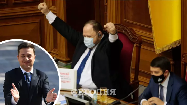 Стефанчук больше не представитель президента в Раде. Коллаж "Сегодня"