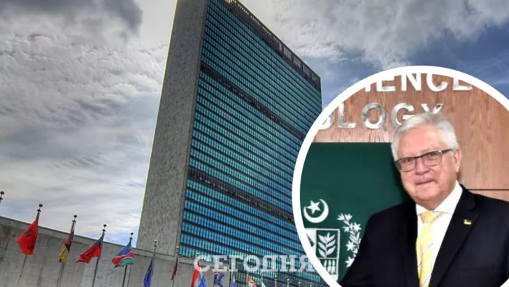 В ООН не вважають, що Володимир Лакомов щось порушив / Колаж "Сьогодні"