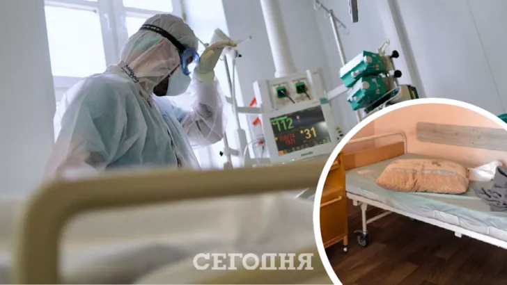 Коронавирус в украинских больницах. Фото: коллаж "Сегодня"