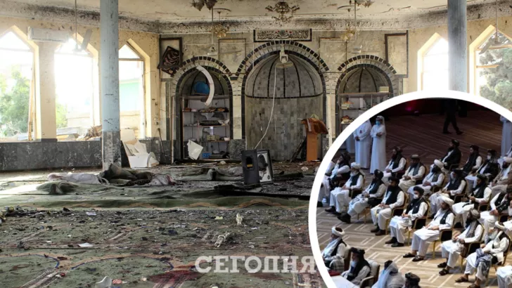 Незважаючи на теракт в мечеті, делегація "Талібан" відмовляється від будь-якої допомоги/Фото Reuters/Колаж "Сьогодні"
