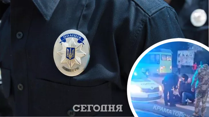 В Краматорске на переходе полиция сбила женщину с ребенком