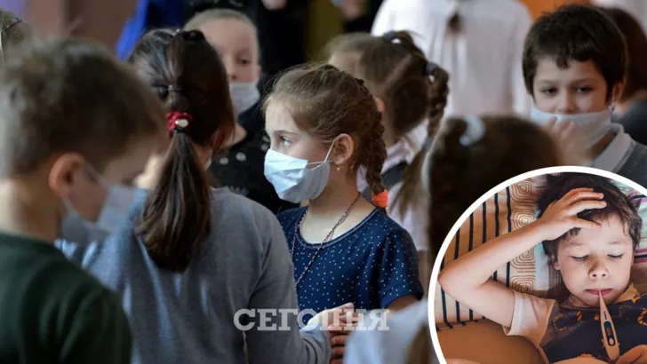 В Україні рекордна кількість СOVID-заражень серед дітей. Колаж: "Сьогодні"
