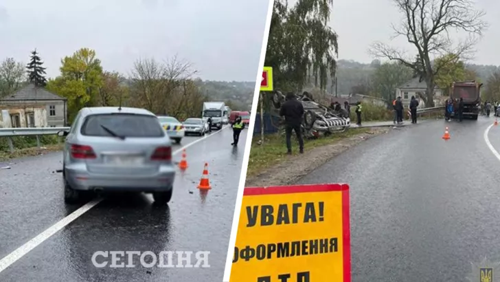 В Тернопольской области в ДТП попали три авто.