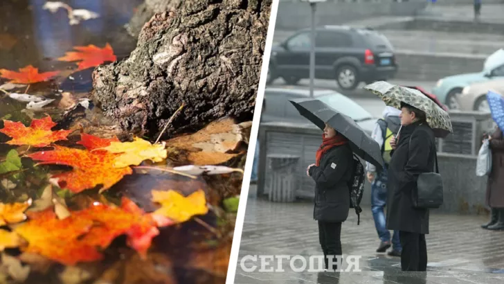 Погода в Україні буде холодною та мокрою/Колаж: Сьогодні