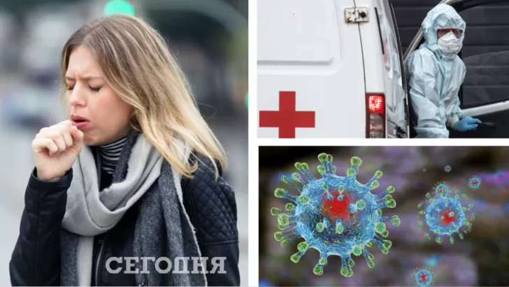 В Украине вскоре ожидается пик заболеваемости COVID-19. Фото: коллаж "Сегодня"