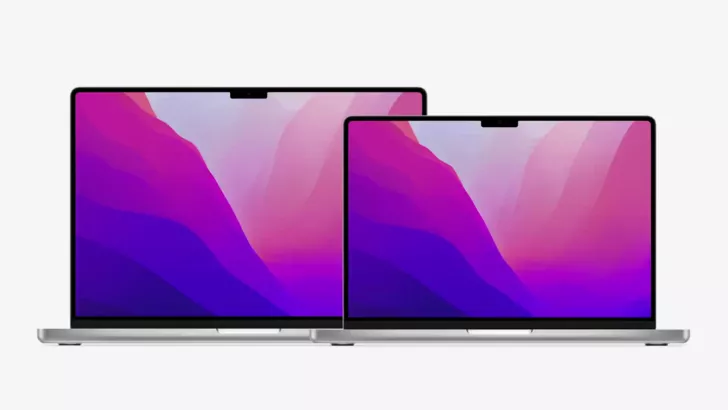 MacBook Pro в двух вариантах - с экраном в 14 и 16 дюймов