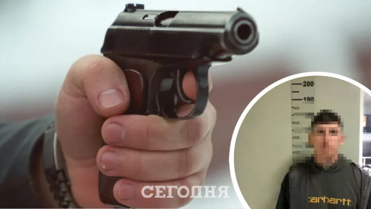 У Києві п'яний чоловік влаштував стрілянину в ресторані. Фото: колаж "Сьогодні"