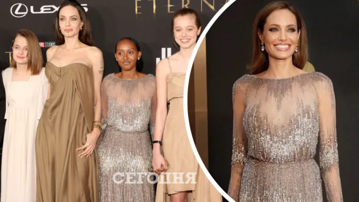 Анджеліна Джолі і Зараха в сукні Elie Saab