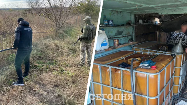 Пограничники нашли трубу, по которой переправляли спирт из Молдовы.