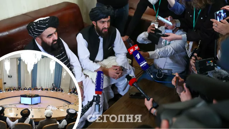 Ісламістів, які два місяці тому скинули обраний уряд, дуже тепло зустріли в Москві / Фото Reuters / Колаж "Сьогодні"