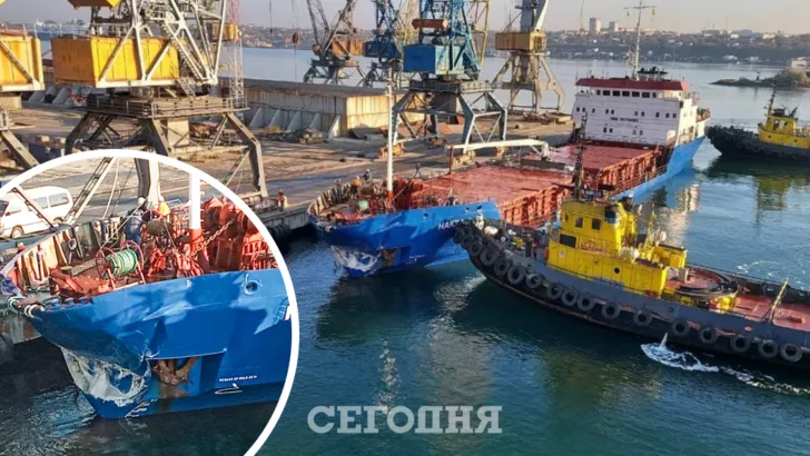 В Черноморске произошла авария с судном