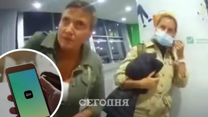 Надежда (слева) и Вера Савченко попались пограничникам в аэропорту. Коллаж "Сегодня"