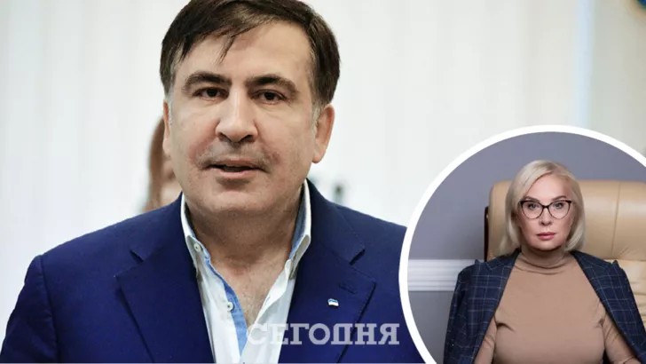 Омбудсмен Денисова посетит Саакашвили в грузинской тюрьме. Фото: коллаж "Сегодня"