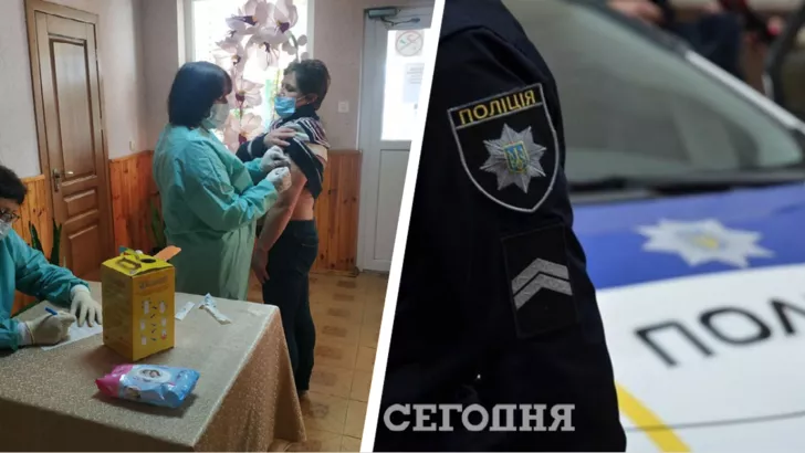 В Ровненской области полиция против организации центра вакцинации в кафе.
