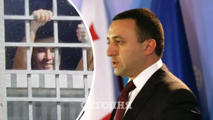 Ираклий Гарибашвили дал понять - Саакашвили останется за решеткой. Коллаж "Сегодня"