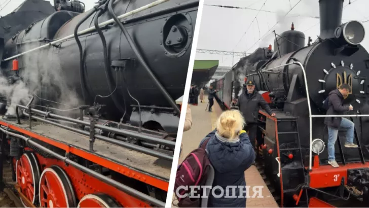 "Укрзализныця" запустила праздничный ретропоезд