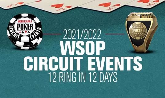 Опубликовано расписание WSOP Circuit 2021-2022