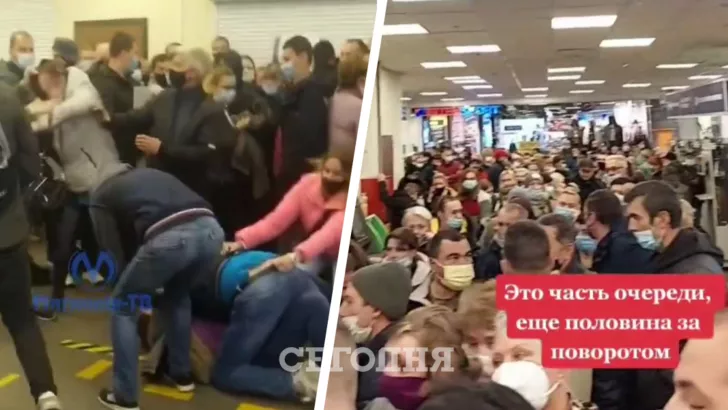 В Киеве произошла драка в очереди за вакциной