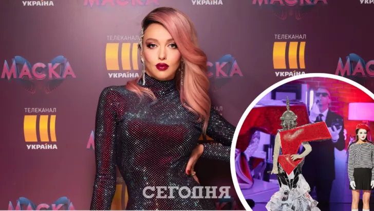 Оля Полякова в ефірі шоу "Маска" назвала імена головних скандалісток країни