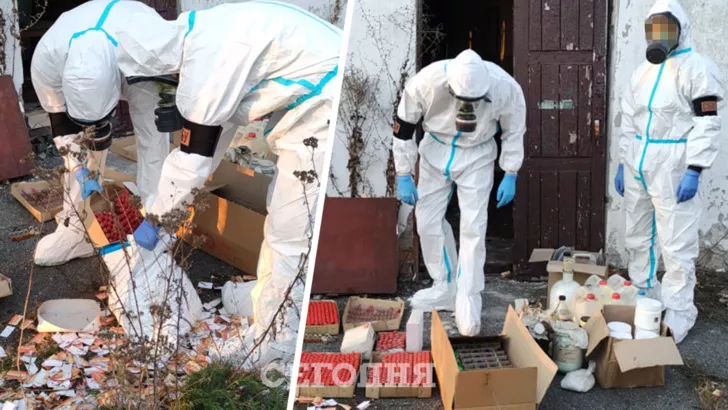 СБУ виявила на Полтавщині склад нелегального зберігання отруйних речовин. Колаж: "Сьогодні"