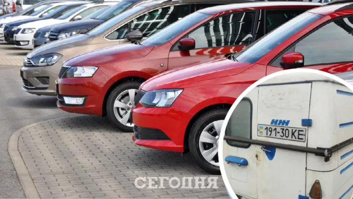 У Києві помітили незвичайне авто. Фото: колаж "Сьогодні"