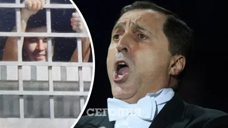 Оперный певец Паата Бурчуладзе готов заменить Саакашвили в тюрьме. Фото: коллаж "Сегодня"