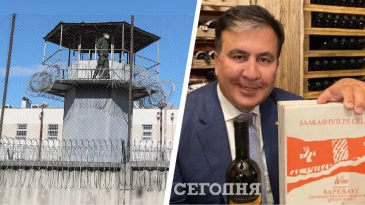 По версии Министерства юстиции Грузии,  Саакашвили покупает еду / Коллаж "Сегодня"