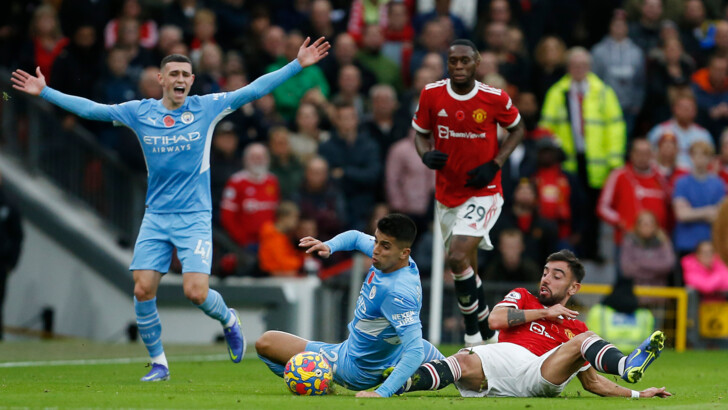 Манчестер Юнайтед – Манчестер Сити. Фото первого тайма матча 6 ноября 2021 | Фото: Reuters