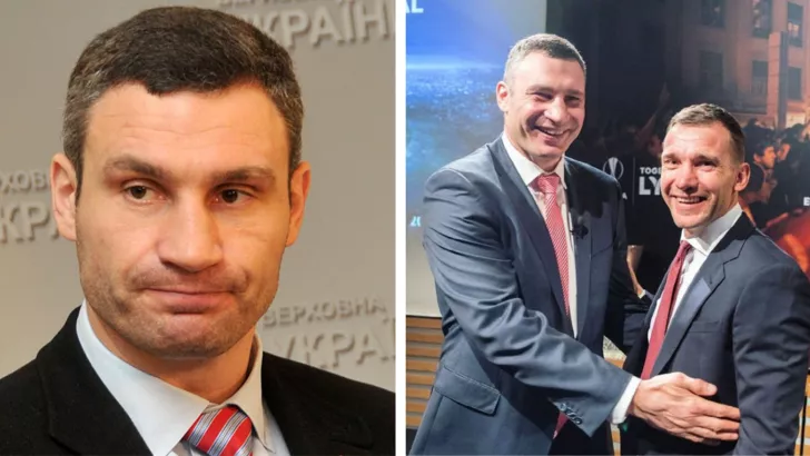 Виталий Кличко и Андрей Шевченко
