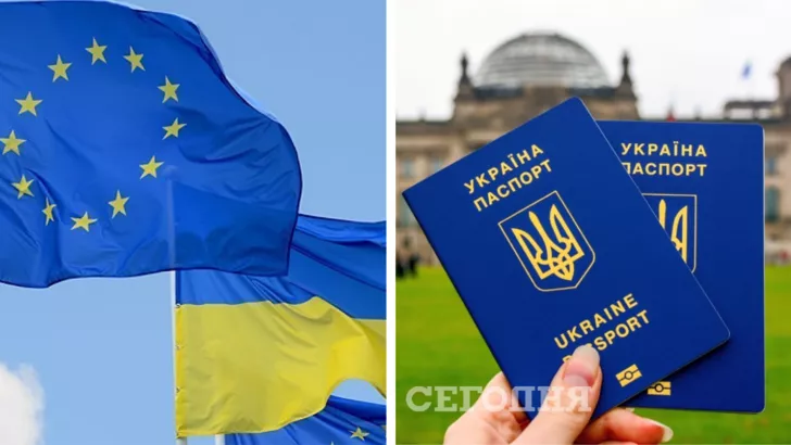ЕС исключил Украину из "зеленого списка". Фото: коллаж "Сегодня"